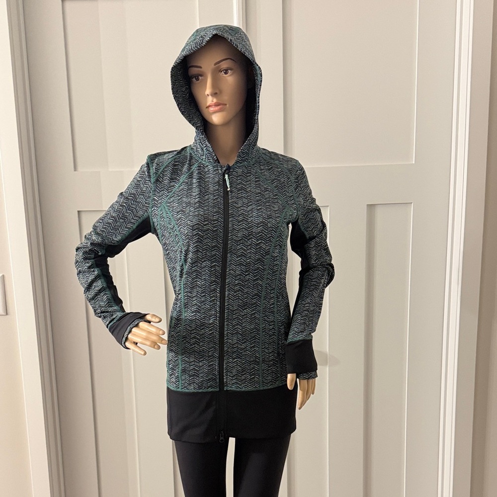lululemon Green and Black slim jacket
